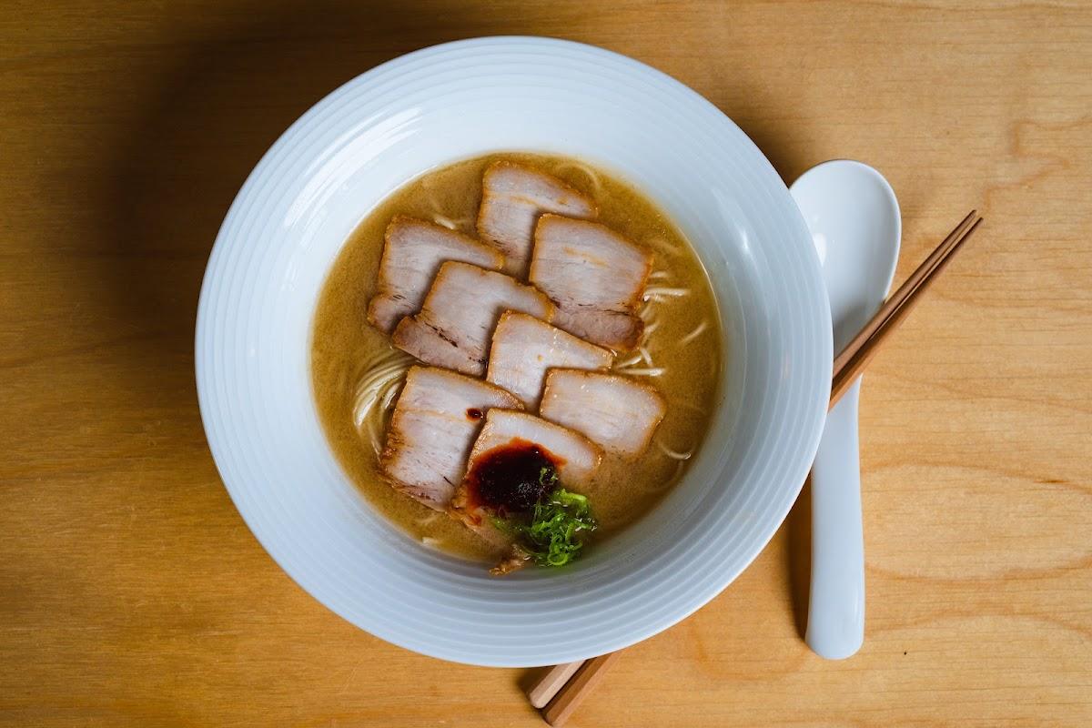 Super chashumen: extra pork belly over tonkotsu broth