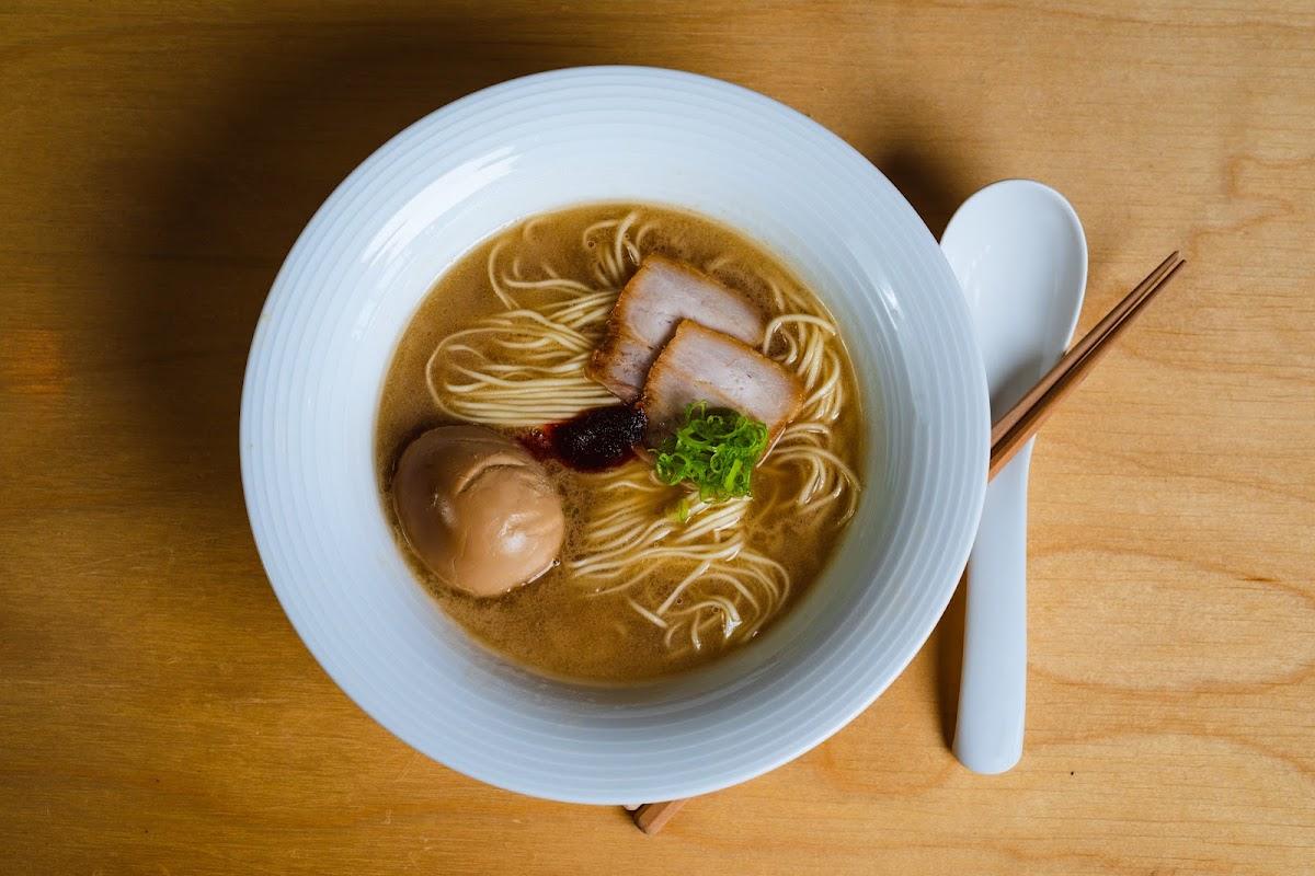 Premium tonkotsu with pork chashu and ajitama